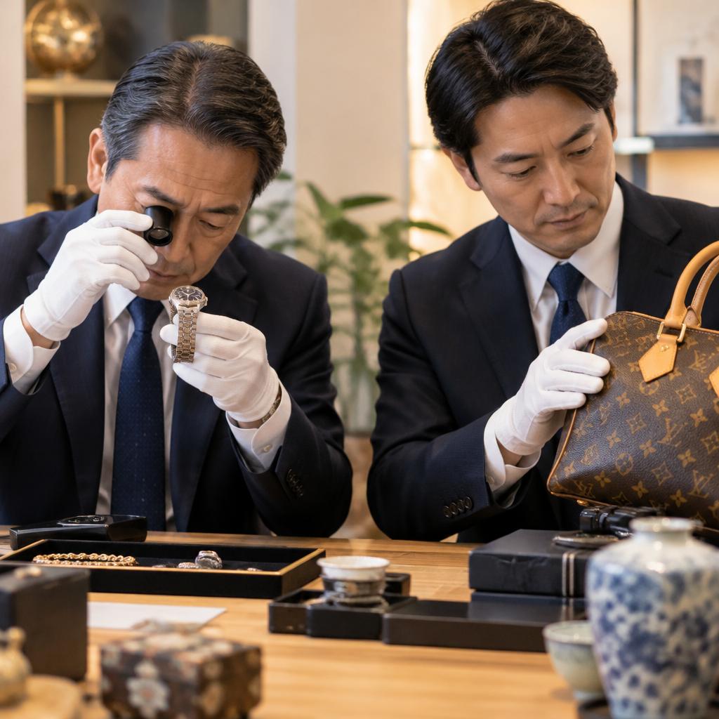 ベテラン鑑定士が、一点ずつスピーディーに査定