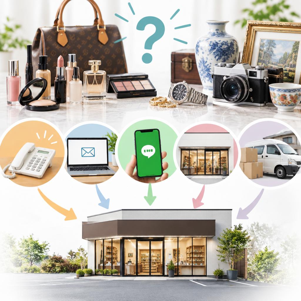 化粧品を手放すか迷ったら、まずは無料査定をご相談ください